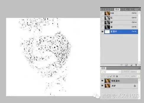 用PS通道选区去除人物脸部斑点的方法